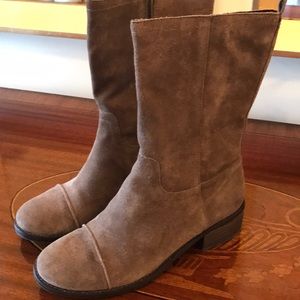 Jessica Simpson suede boots.